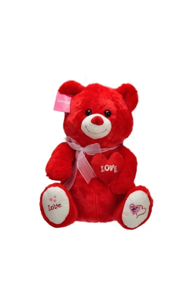 Şeker Adası Love - Aşkımmm - Ayıcık 50 Cm - Kırmızı - Skradapelus84 ürün görseli 1
