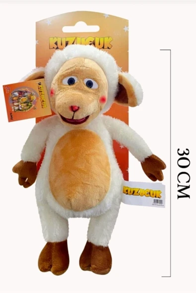 Şeker Adası Sevimli Trt Kuzucuk Çizgi Film Peluş Kuzu Oyuncak 30 Cm - Resim 2