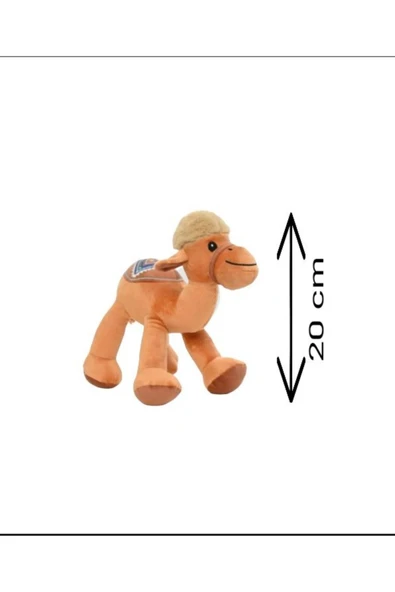 Şeker Adası Renkli Oyuncak Peluş Deve 20 Cm - Resim 4