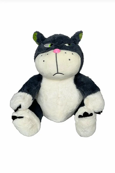 Şeker Adası Sinirli Kedi Sabri Peluş Oyuncak 45 Cm ürün görseli 1