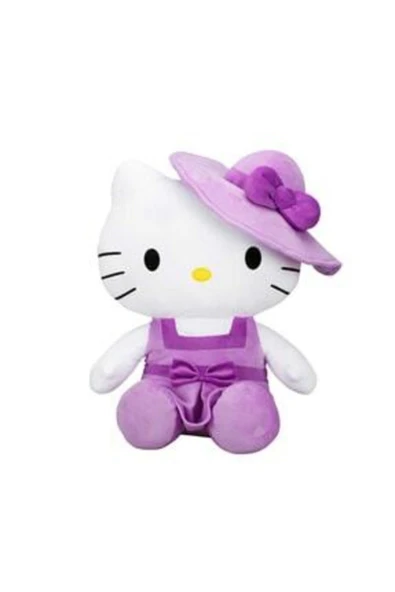 Şeker Adası Sunman Lisanslı Hello Kitty Şapkalı Peluş Kedi ürün görseli 1