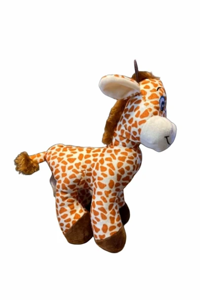 Şeker Adası Sevimli Peluş Eşek Zebra Zürafa Zuzu 28 Cm - 3 Lü Uyku Ve Oyun Arkadaşı Peluş Oyuncak Halley - Resim 5