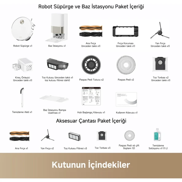 Dreame X50 Ultra Complete - White - Resim 8