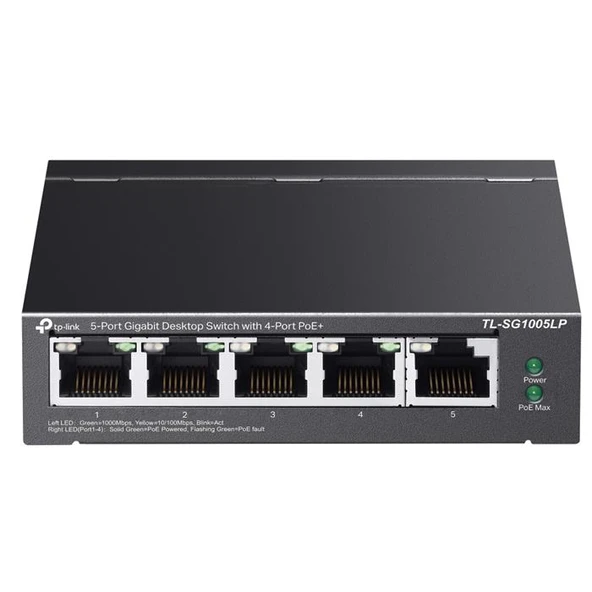 TP-Link TL-SG1005LP 5 Port 10/100/1000 Mbps Gigabit Switch ürün görseli 1