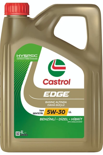 Castrol Edge 5W-30 LL 4 lt Motor Yağı - 2025 ürün görseli 1