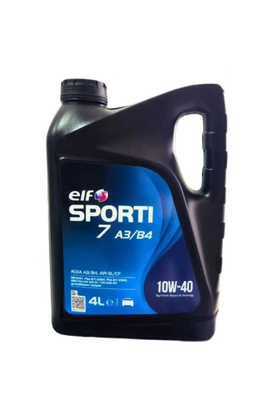 Elf Sporti 7 10W-40 A3/B4 4 lt Motor Yağı - 2025 ürün görseli 1