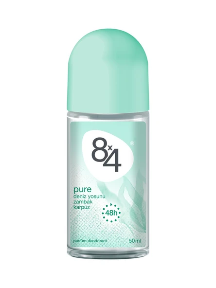 8x4 Pure Roll-On Deodorant 50Ml Kadın ürün görseli 1