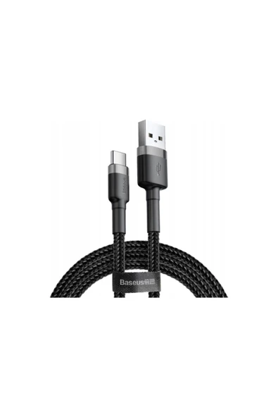 Cafule Cable 2a Type-c Şarj Kablosu Kırmızı Siyah 2m Catklf-c91 ürün görseli 1