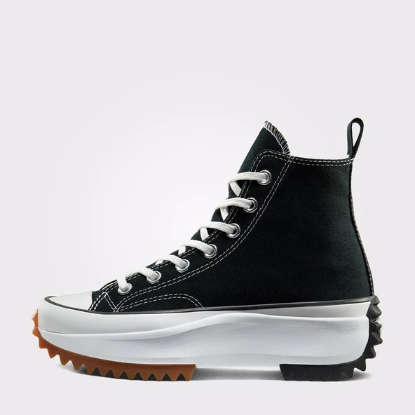 Converse Run Star Hike Unisex Siyah Platform Sneaker - Resim 3