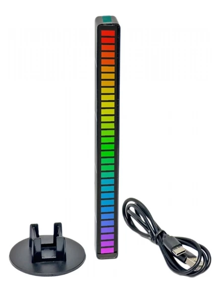 Digielektro Rgb Sese Duyarlı Müzik Ritim LED Işık Çubuğu Masa/araba/ev ürün görseli 1