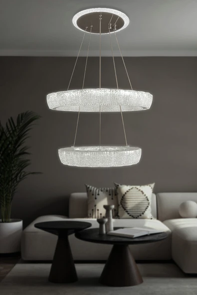 Lara Modern Sarkıt Led Avize - Resim 5