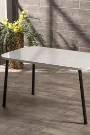 Orta Sehpa Metal Ayak Beyaz KR ürün görseli 1
