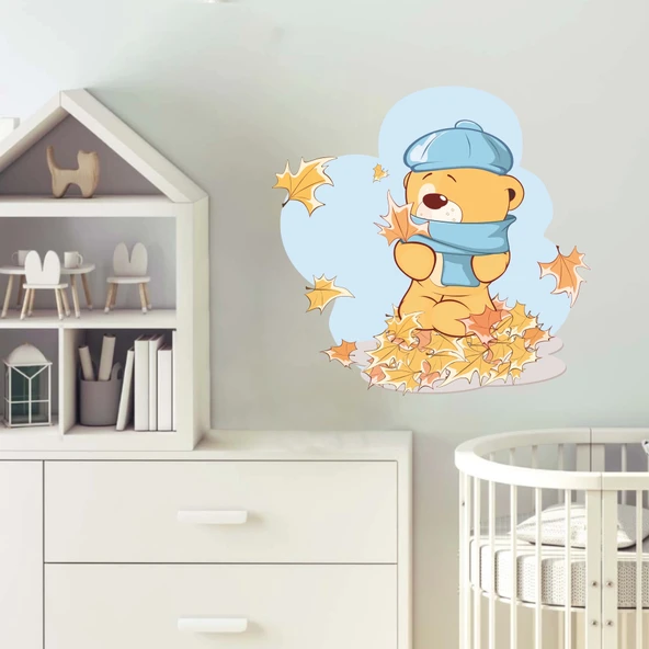 Sonbahar Ayı Sticker - Resim 2