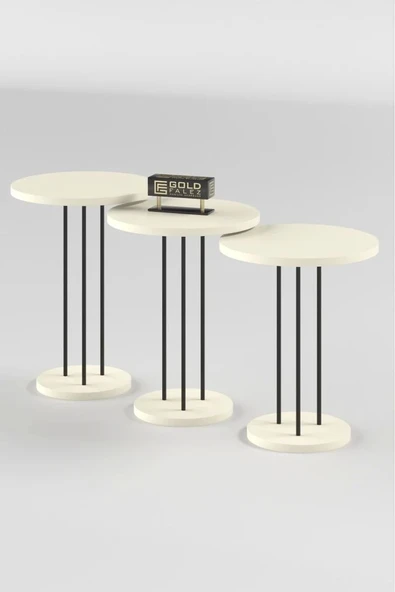 Zigon Sehpa Terra Krem - Resim 4