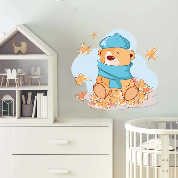 Sonbahar Ayıcık Sticker - Resim 2