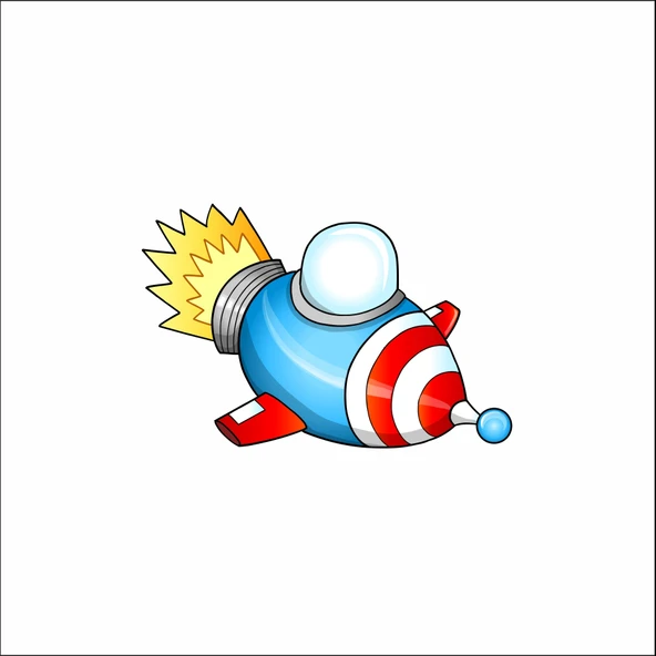 Roket Sticker ürün görseli 1