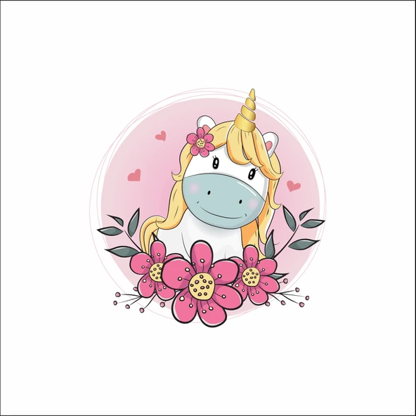 Unicor Çiçekli Sticker ürün görseli 1