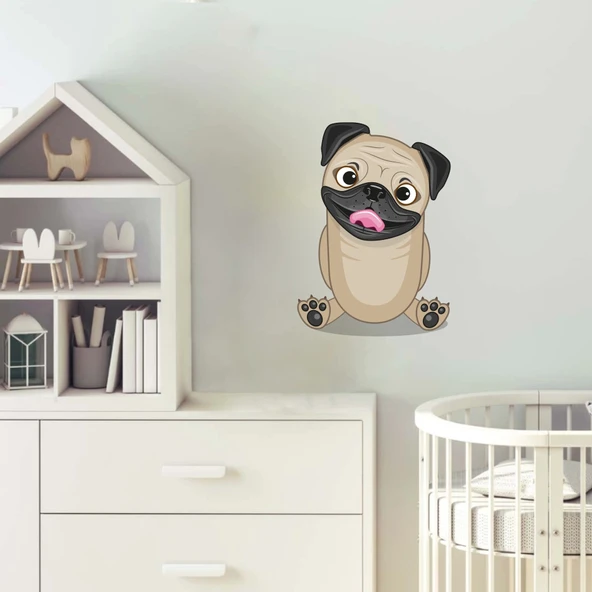 Sevimli köpek Sticker - Resim 2