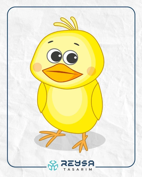 Sevimli Civciv Sticker ürün görseli 1