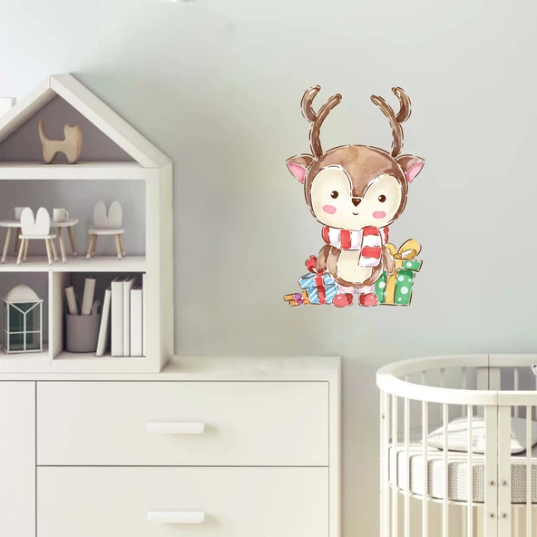 Hediye Geyik Sticker - Resim 2