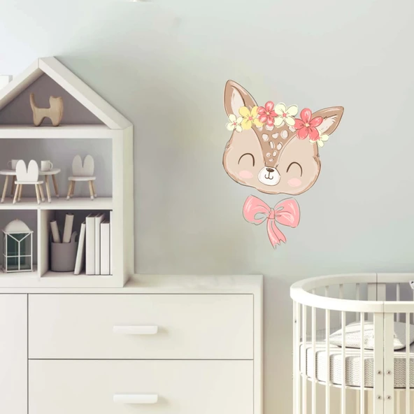 Sevimli Geyik Sticker - Resim 2