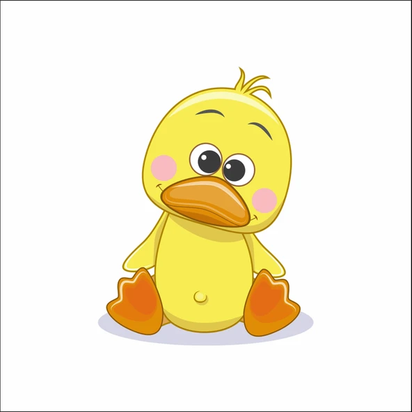 Sevimli Civciv Sticker ürün görseli 1