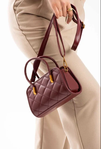 Lisbond Elegance Mathilda Model Deri Kadın El Ve Omuz Çantası - Resim 2