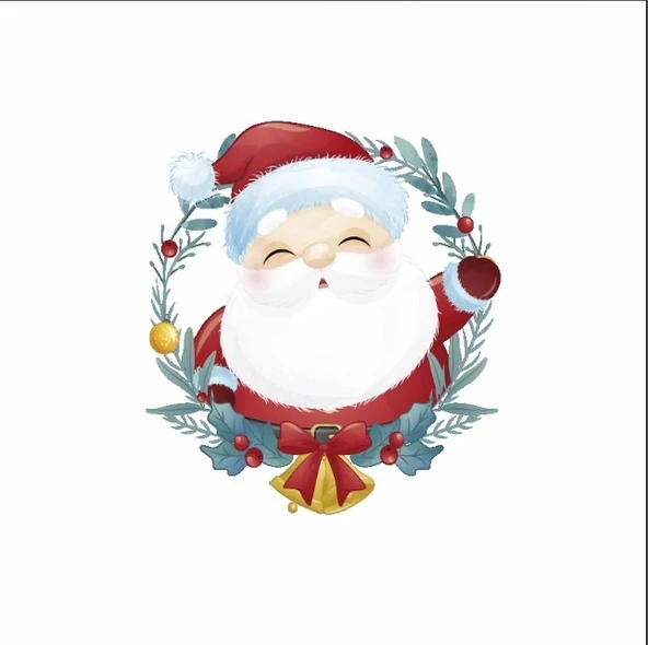 Noel Baba Duvar Sticker ürün görseli 1