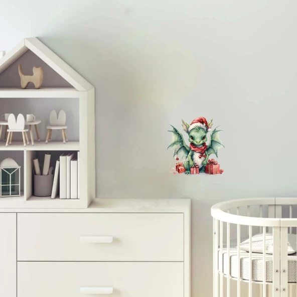 Kırmızı Şapkalı Ejderha Stickerı ürün görseli 1
