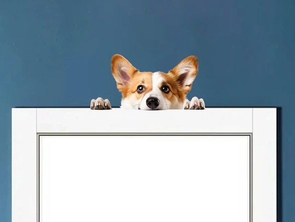 Corgi Yavrusu Duvar Stickerı ürün görseli 1