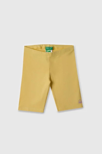 United Colors of Benetton Kız Çocuk Tayt Sarı BNT-G21761 ürün görseli 1