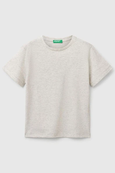 United Colors of Benetton Erkek Çocuk T shirt Gri 3I1XG10IJ ürün görseli 1