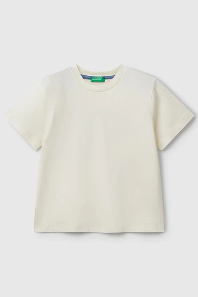 United Colors of Benetton Erkek Çocuk Tokyo T shirt Ekru 35RYG10I7 ürün görseli 1