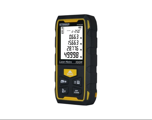 RTM039G Şarjlı Lazer Mesafe Ölçer 100 Mt (YeşilRenk) ürün görseli 1