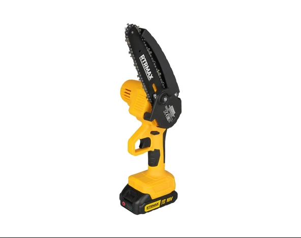 RTM9122 Şarjlı Zincirli Dal Budama Testeresi 150 mm Kömürsüz 18V 2x2 Ah Pvc Çantalı - Akü Dahil ürün görseli 1