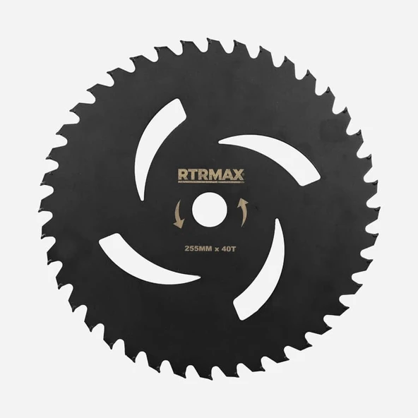 RTY125 Tırpan Testeresi Elmas 40 Diş 255 x 25.4 mm x 1.6 mm ürün görseli 1