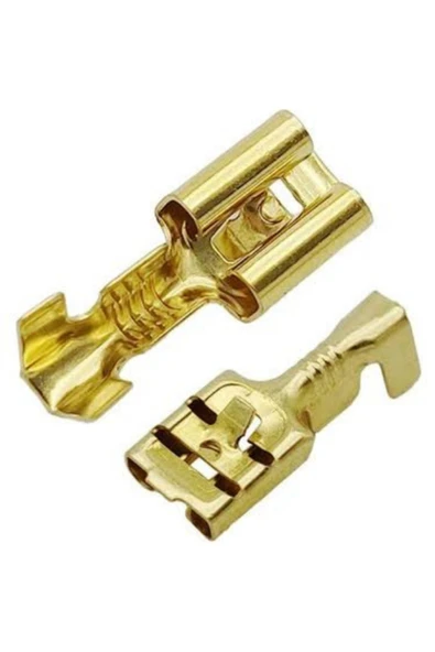 Atarex 6.3mm Tırnaklı Dişi Fiş Terminal Kablo Ucu 20 Adet ürün görseli 1
