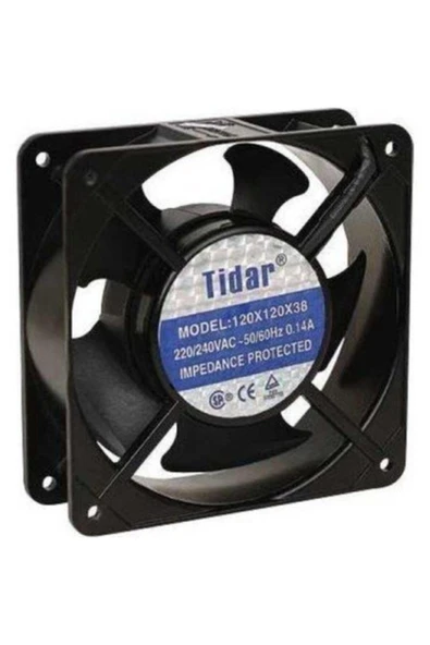MazZ Kare Fan Tidar Uyumlu 120x120x38 220v. ürün görseli 1