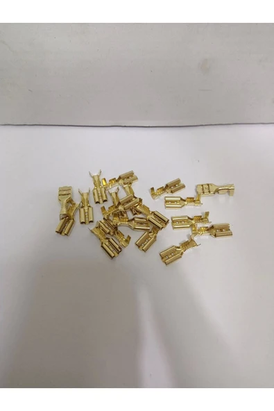 FullSound Hoparlör Terminali - Orta Boy Hoparlör Pabucu - 4.8mm Dişi Terminal - 30 Adet ürün görseli 1