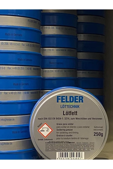 LÖTFETT FELDER LÖTTECHNIK LEHİM PASTASI 250gr ürün görseli 1