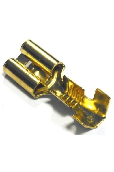 TKS 6.3 Mm Tırnaklı Dişi Fiş - Terminal - Kablo Ucu (300 Adet) ürün görseli 1