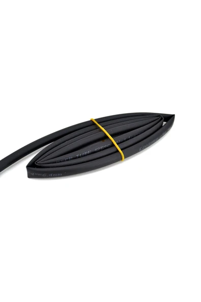 Adam 1 Metre 6,4mm Siyah Isı İle Daralan Makaron Kablo Izolasyon ürün görseli 1