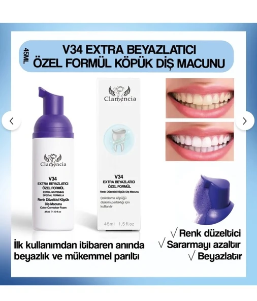 Clamencia TWG Renk Düzeltici Diş Köpüğü ürün görseli 1