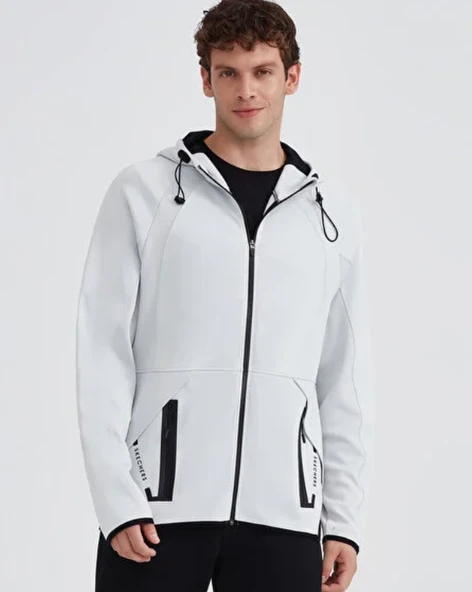 Skechers M 2XI-Lock Full Zip Hoodie Sweatshirt Erkek Sweat S232184-043 ürün görseli 1
