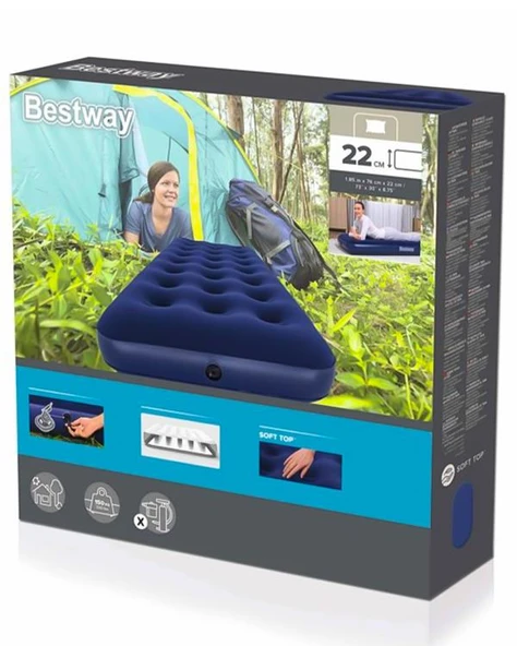 Bestway Tek Kişilik Şişme Yatak 6700 ürün görseli 1