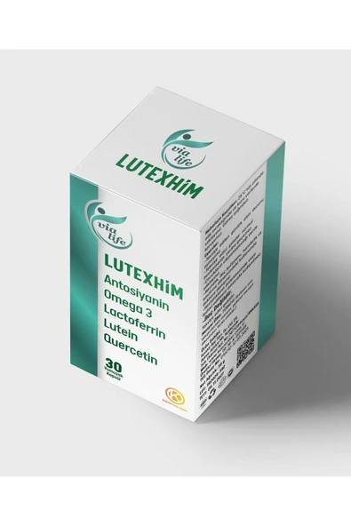 Lutexhim Lactoferrin, Antosiyanin, Omega 3, Quersetin, Lutein, Zeaksantin 30 soft jel ürün görseli 1