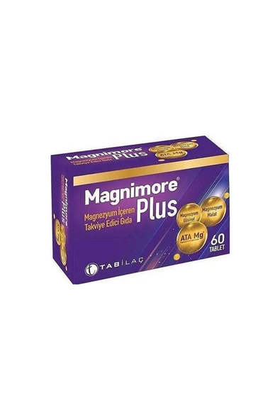 Plus 60 Magnezyum Içeren Takviye Edici Gıda ürün görseli 1