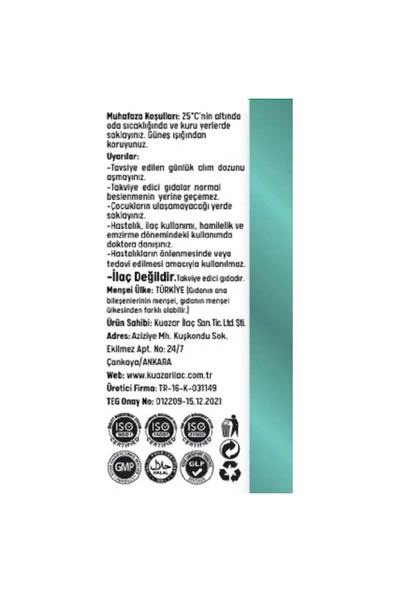 Lactofolin Folik Asit, Kolin, Probiyotik, Multivitamin 30 Kapsül - Resim 6