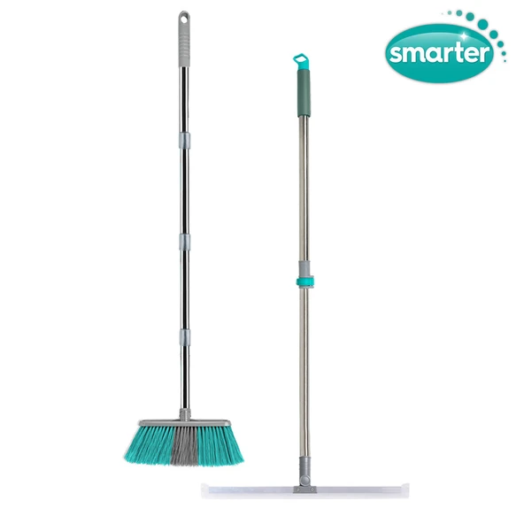 SMARTER SAPLI OTO FIRÇASI + YER SİLECEĞİ ÇEK ÇEK ÇEKPAS CAM SİLECEĞİ MOP PASPAS ürün görseli 1