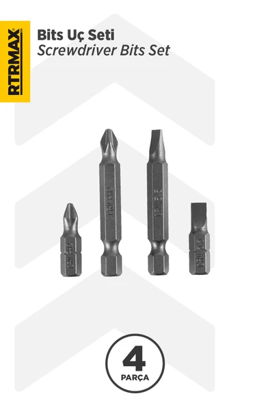 RB302 Bits Uç Seti - 4 Parça ürün görseli 1
